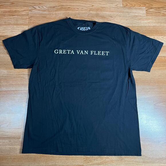 Greta Van Fleet Official Tour Merch Black T Shirt Mens Sz XL New - Picture 3 of 5